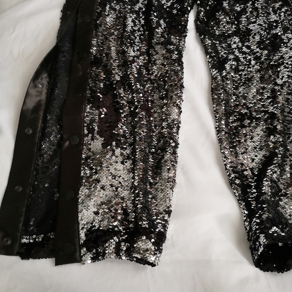 Topman Sequin Tear-Away Jogging Pants NWT M or S very slim fit - Picture 6 of 7